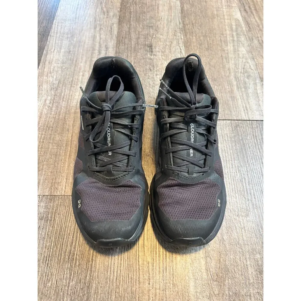 On Cloud Cloudrunner 'Triple Black' Sneakers